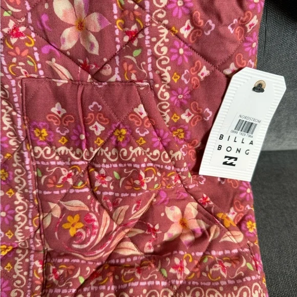 Floral Quilted Jacket - Pink - Picture 7 of 10